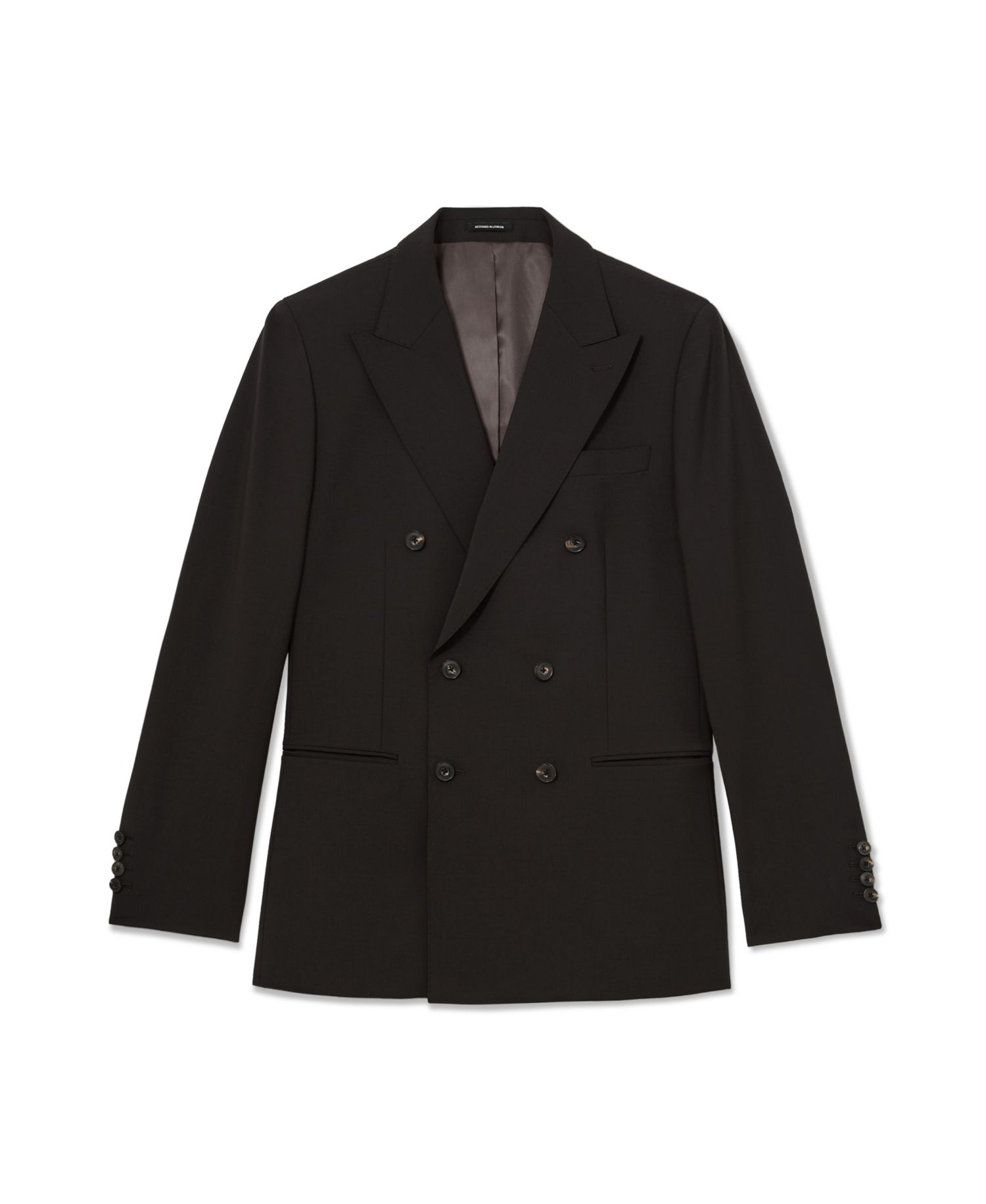 Men's Dream Wool-Blend Double-Breasted Tailored-Fit Blazer