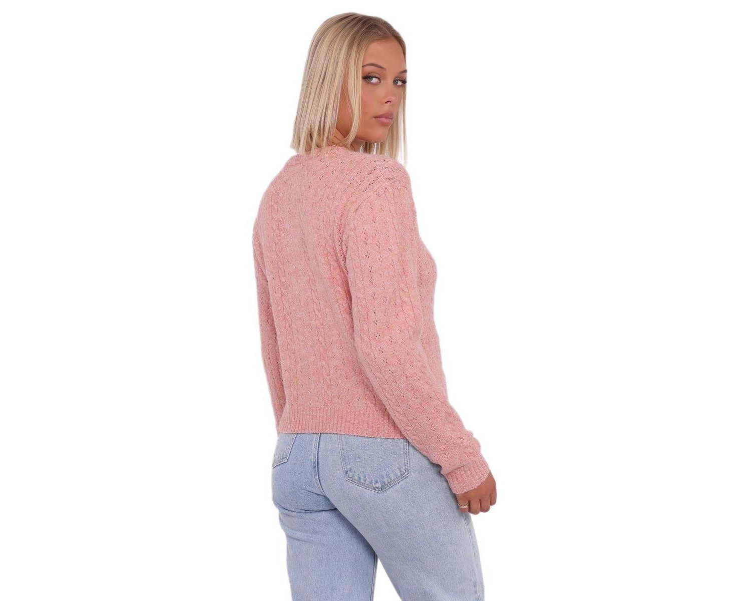 Women's Bonnie Cable-Knit Fitted Cardigan