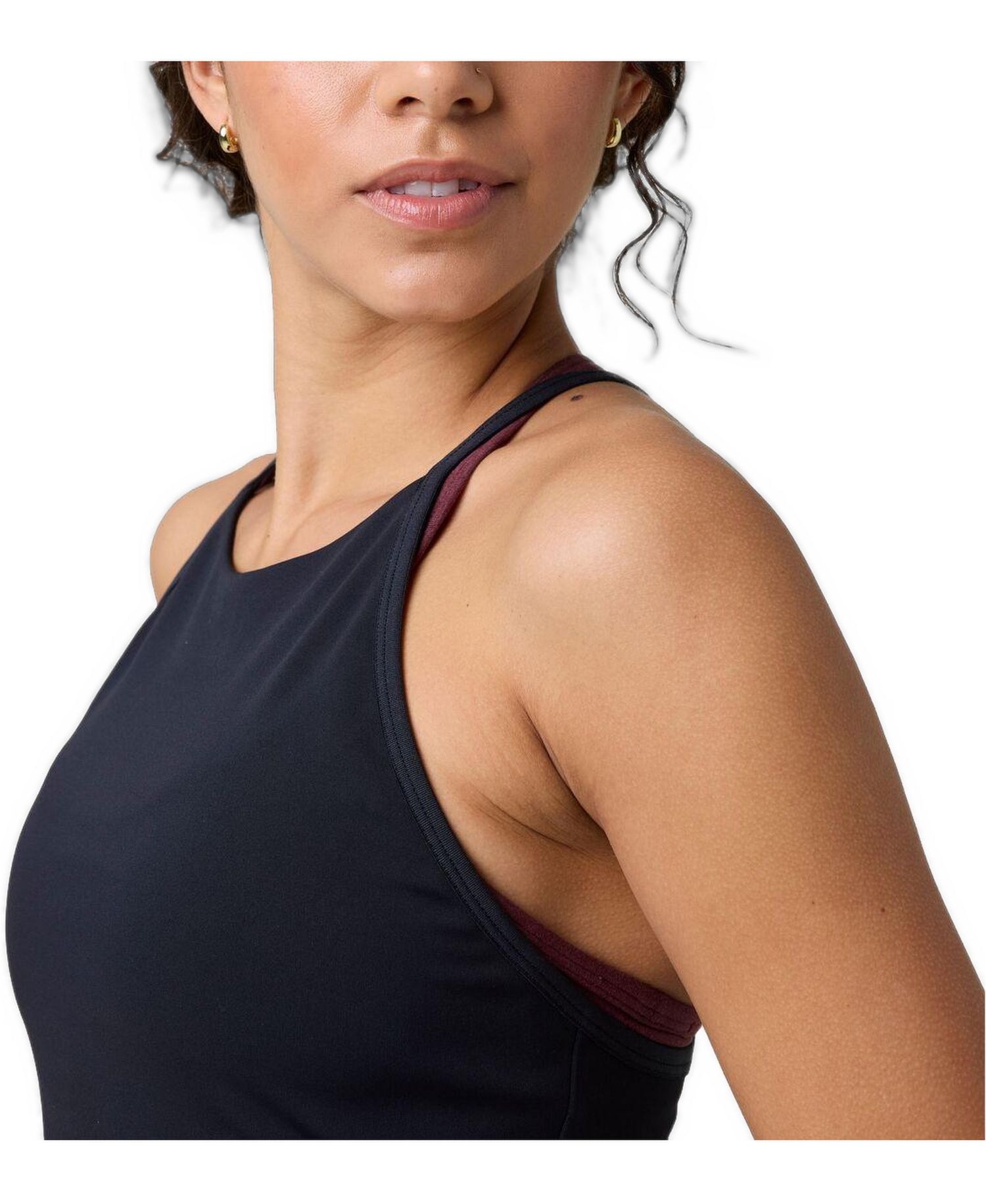 Women's Destination Racerback Form-Fitting Cropped Tank Top