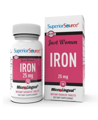 Just Women Iron 25 Milligram - 90 Instant Dissolve Tablets