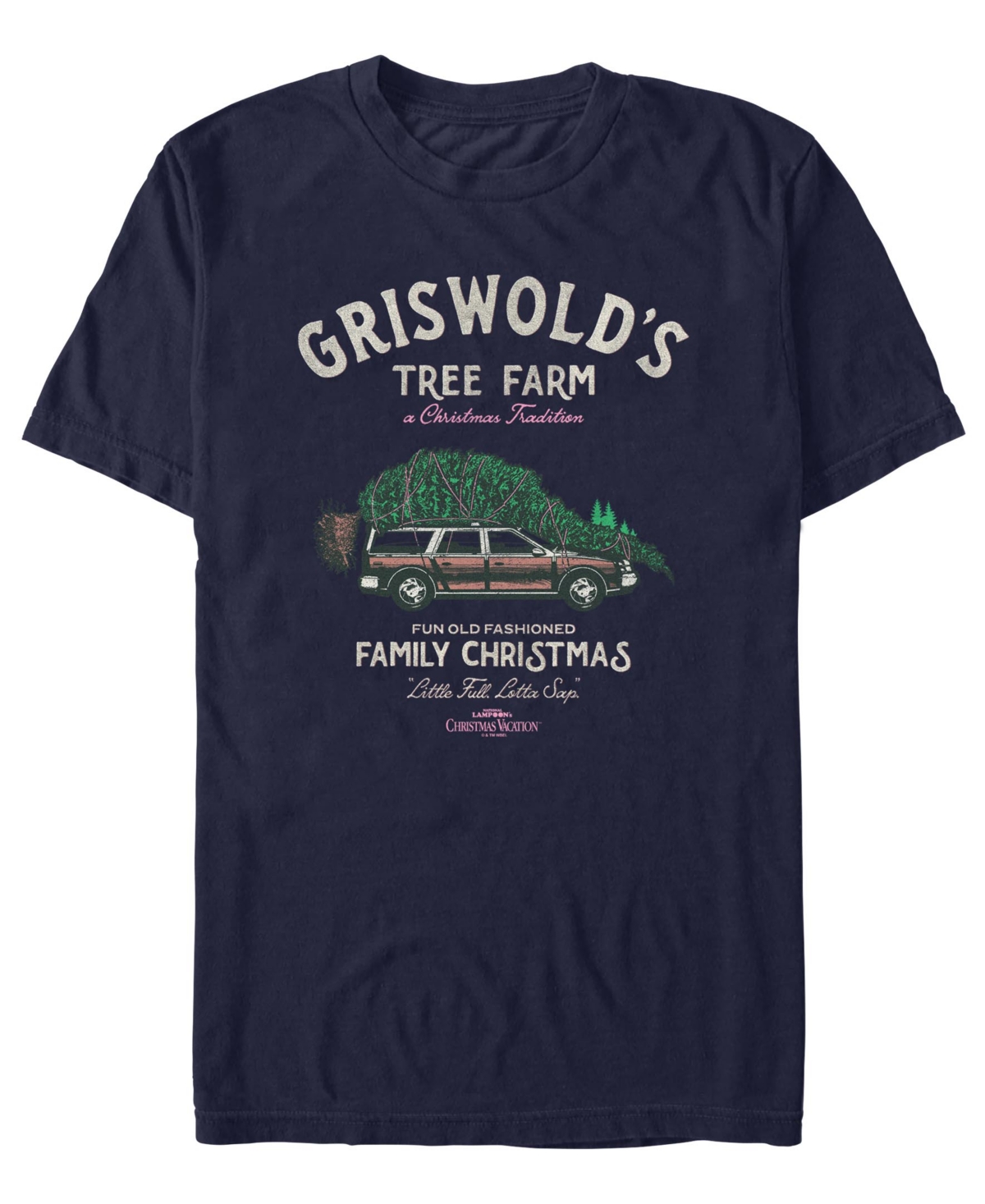 Fifth Sun Men's Griswold Holiday Christmas Graphic T-Shirt