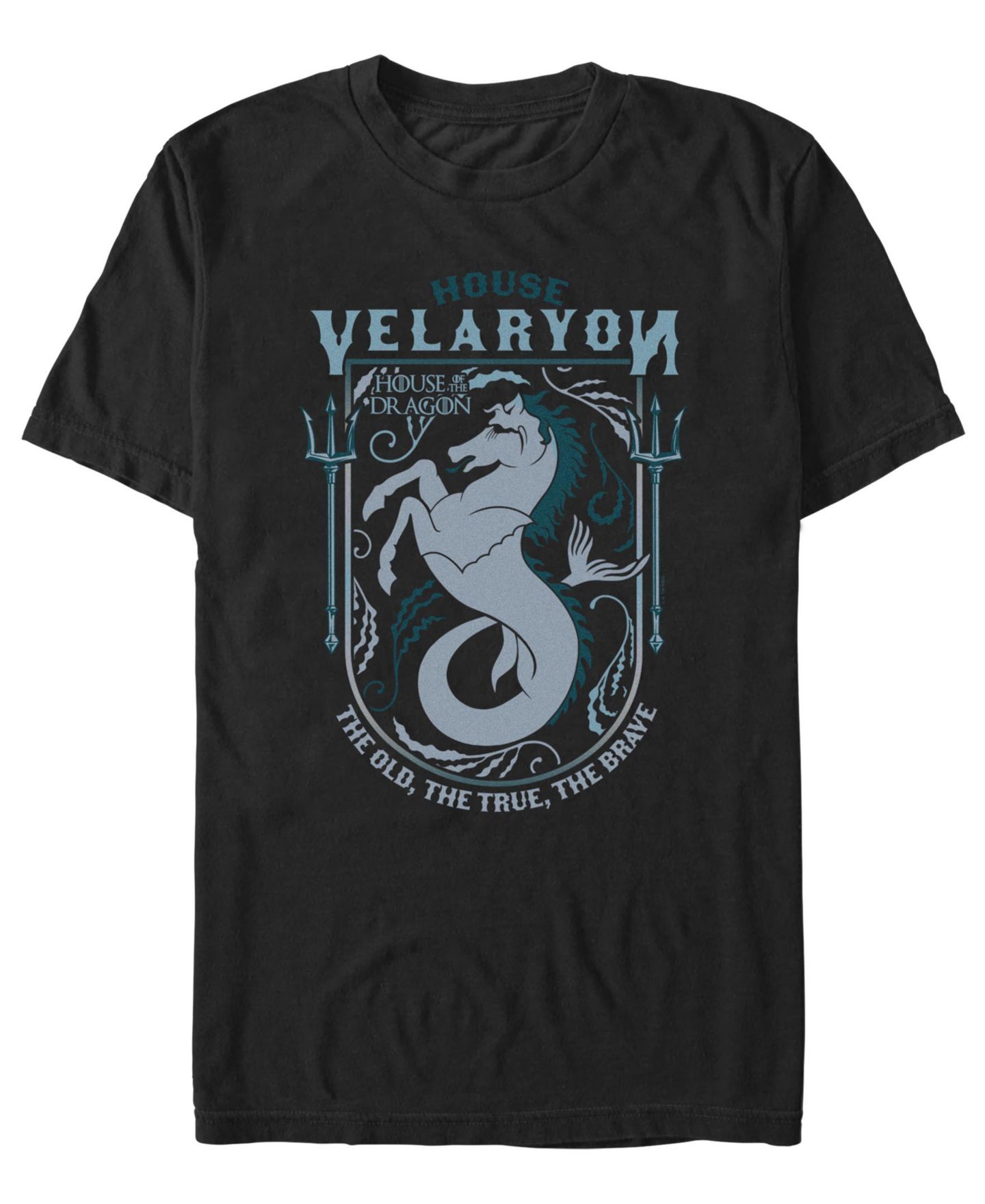 Мужская футболка Fifth Sun House of the Dragon Velaryon Graphic Cotton, цвет: Чёрный — фото 1