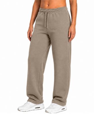 Women's Loose-Fit Wide-Leg Open-Bottom Sweatpants