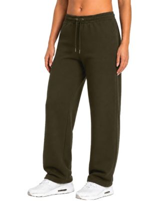 Women's Loose-Fit Wide-Leg Open-Bottom Sweatpants