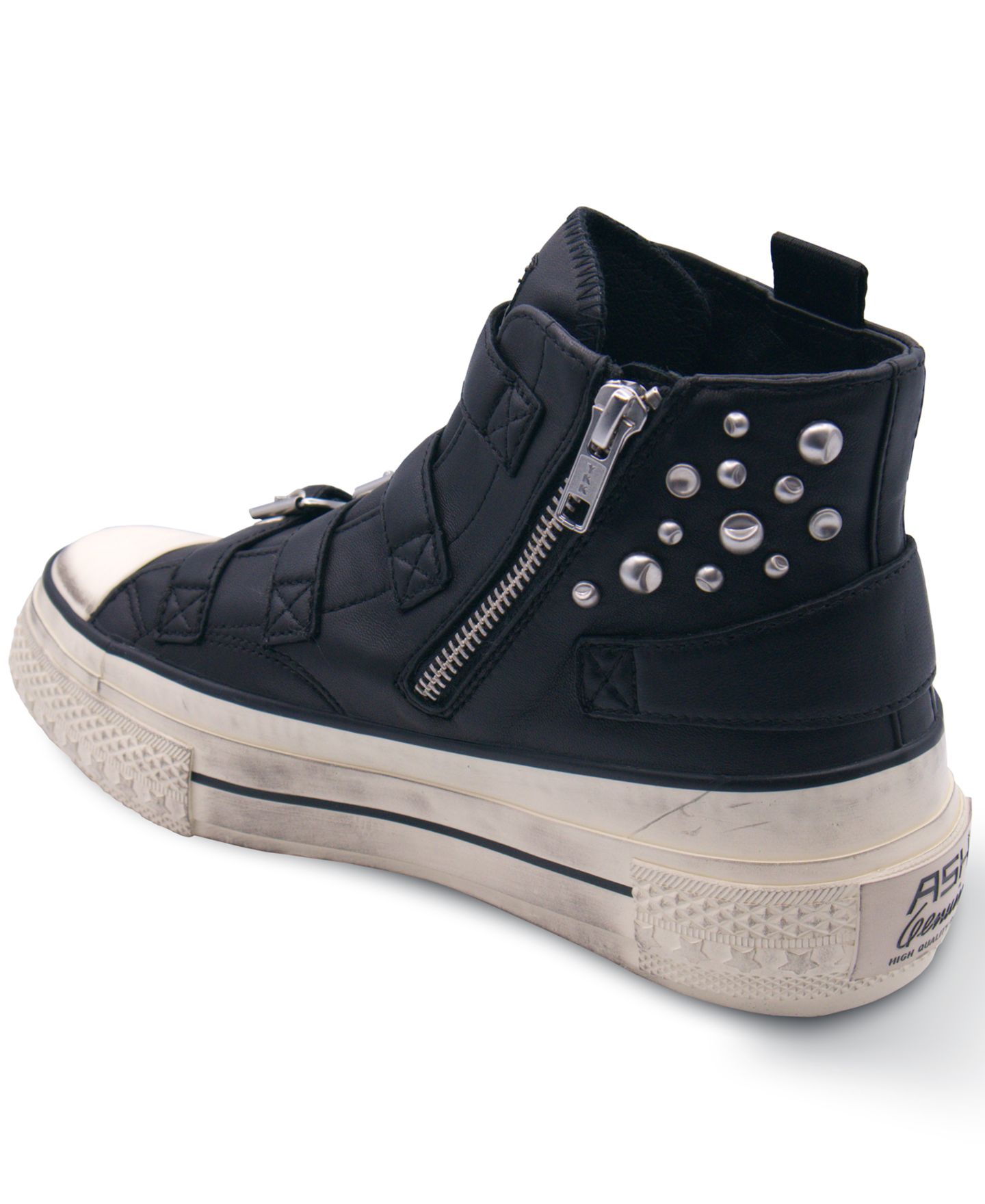 Женские кроссовки ASH Rainbow Studs Platform, цвет: Чёрный — фото 3