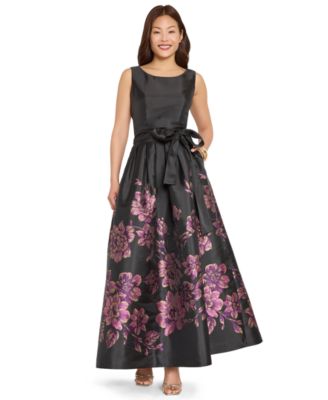Women's Floral Sleeveless Gown