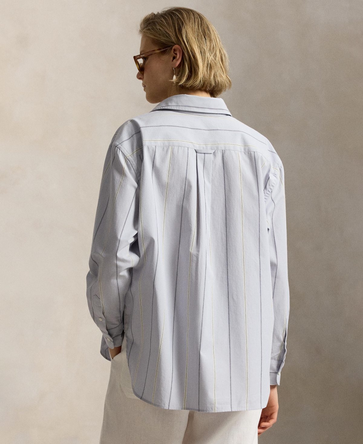 Polo Ralph Lauren Women's Oversize-Fit Striped Cotton Shirt