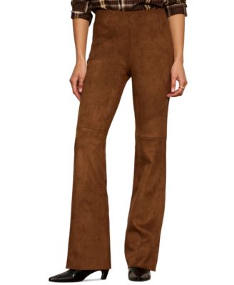 Women's Sashay Faux-Suede Flare Leggings