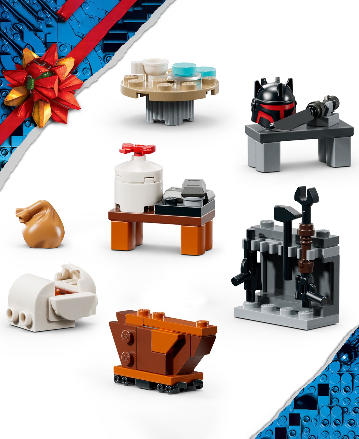 Детский конструктор LEGO® Star Wars: The Mandalorian Advent Calendar 2026 75456 293-Piece Building Set, Ages 6+ — фото 3