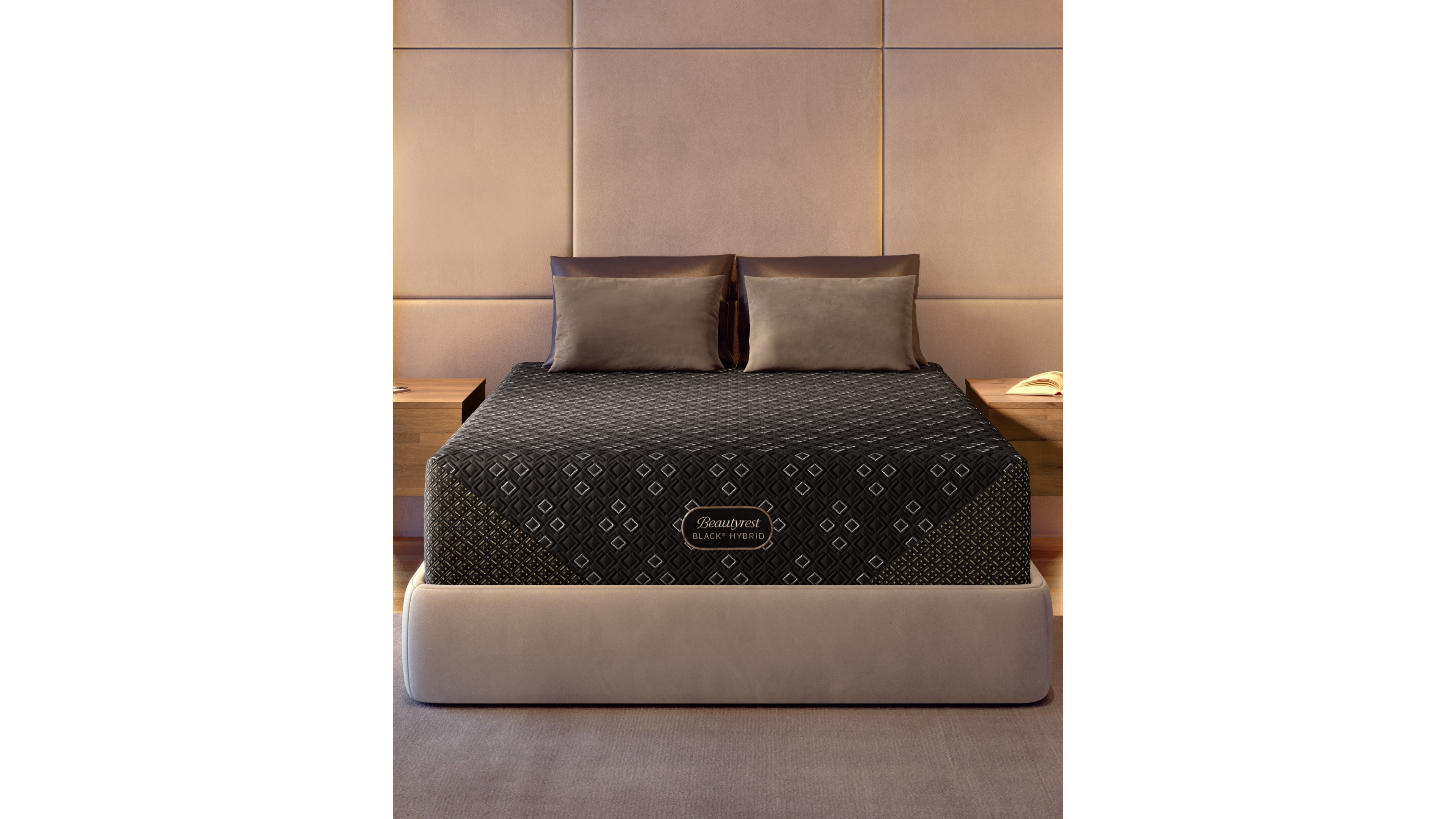 Beautyrest Hybrid Series Three Xcs 14.5" Medium Smooth Top Mattress Set
