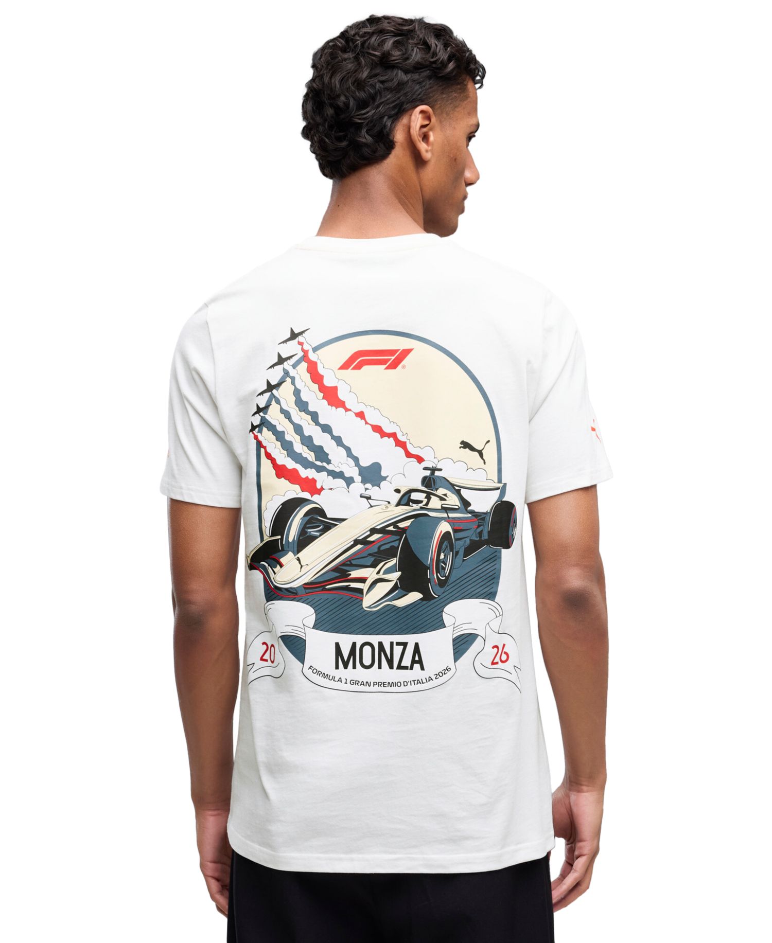 Men's F1 Monza Graphic Crew Neck T-Shirt