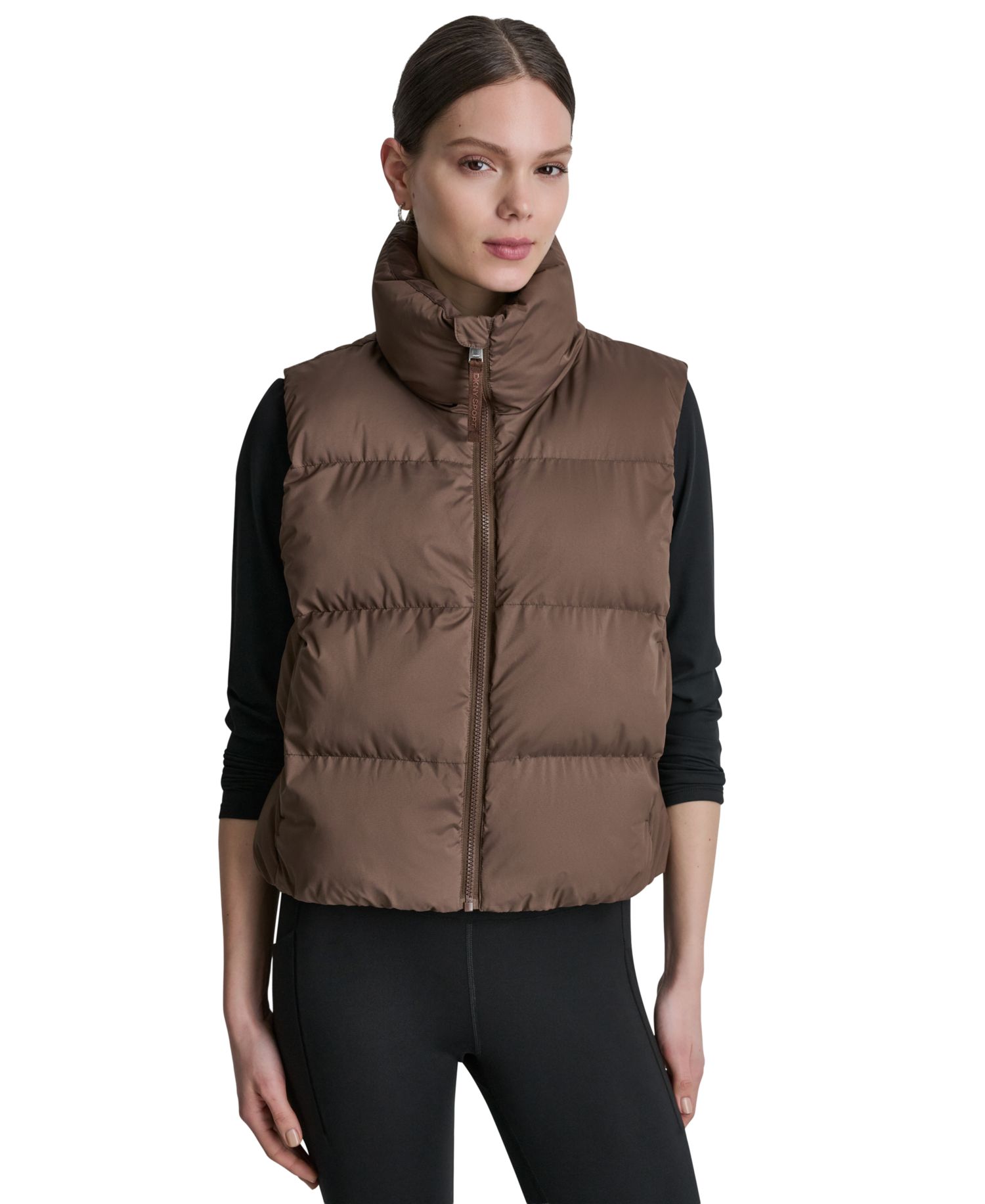 Women's Mock Neck Puffer Vest