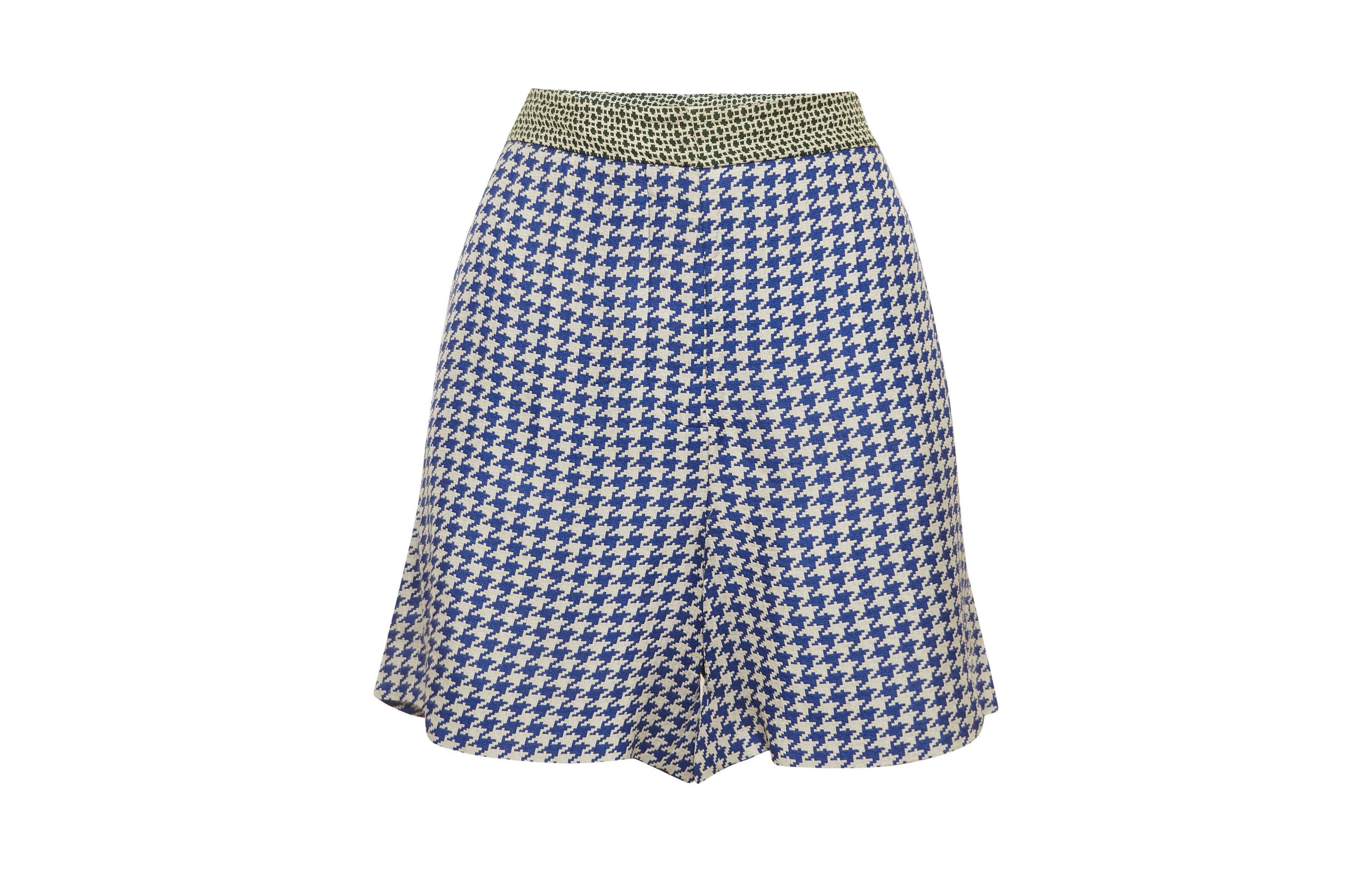 Pre-Owned Stella Mccartney Women's Checked Crepe Shorts