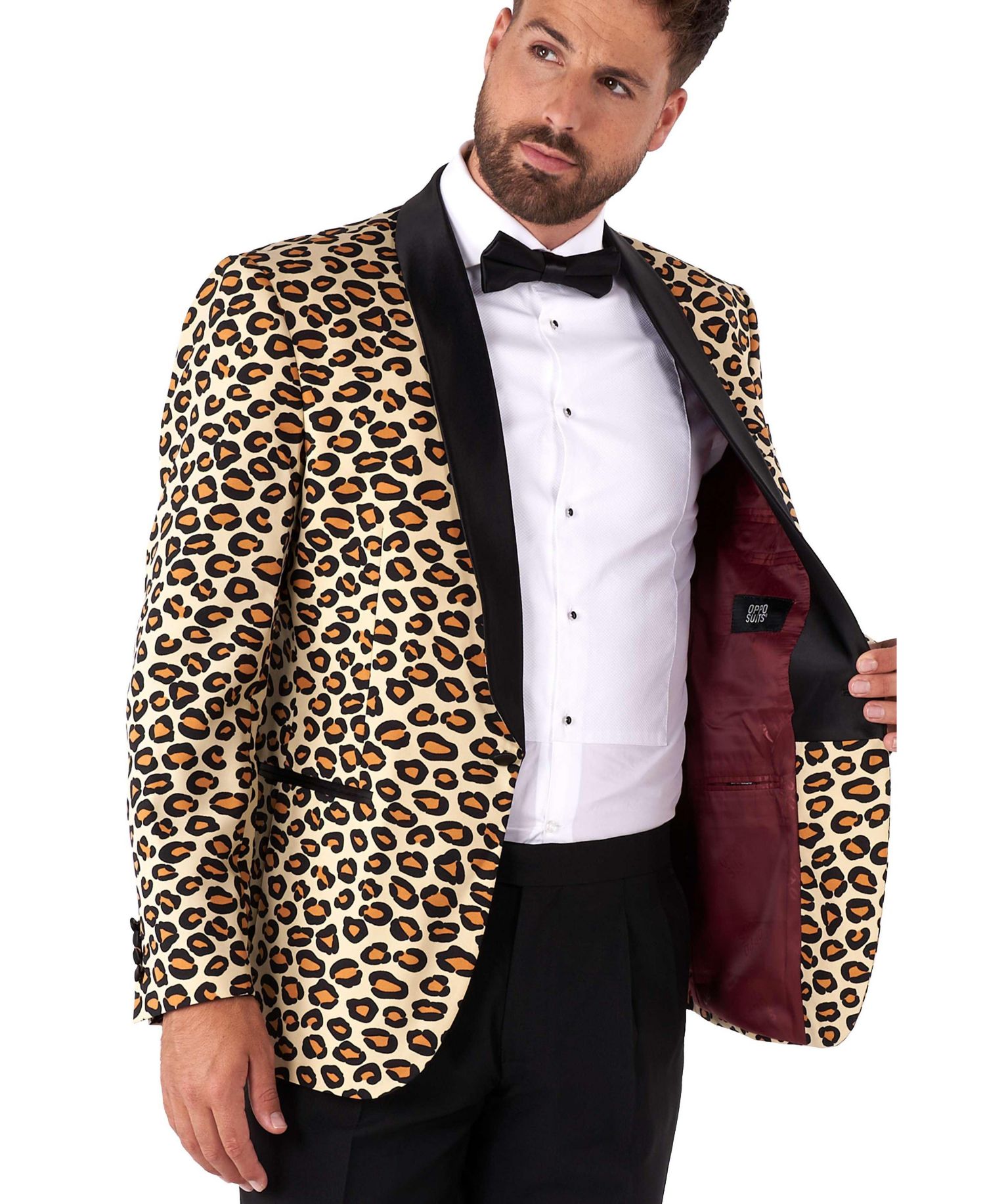 Men's Tuxedo - Chique Velvet Smoking Tux - Slim Fit - Including Blazer, Pants And Bow Tie