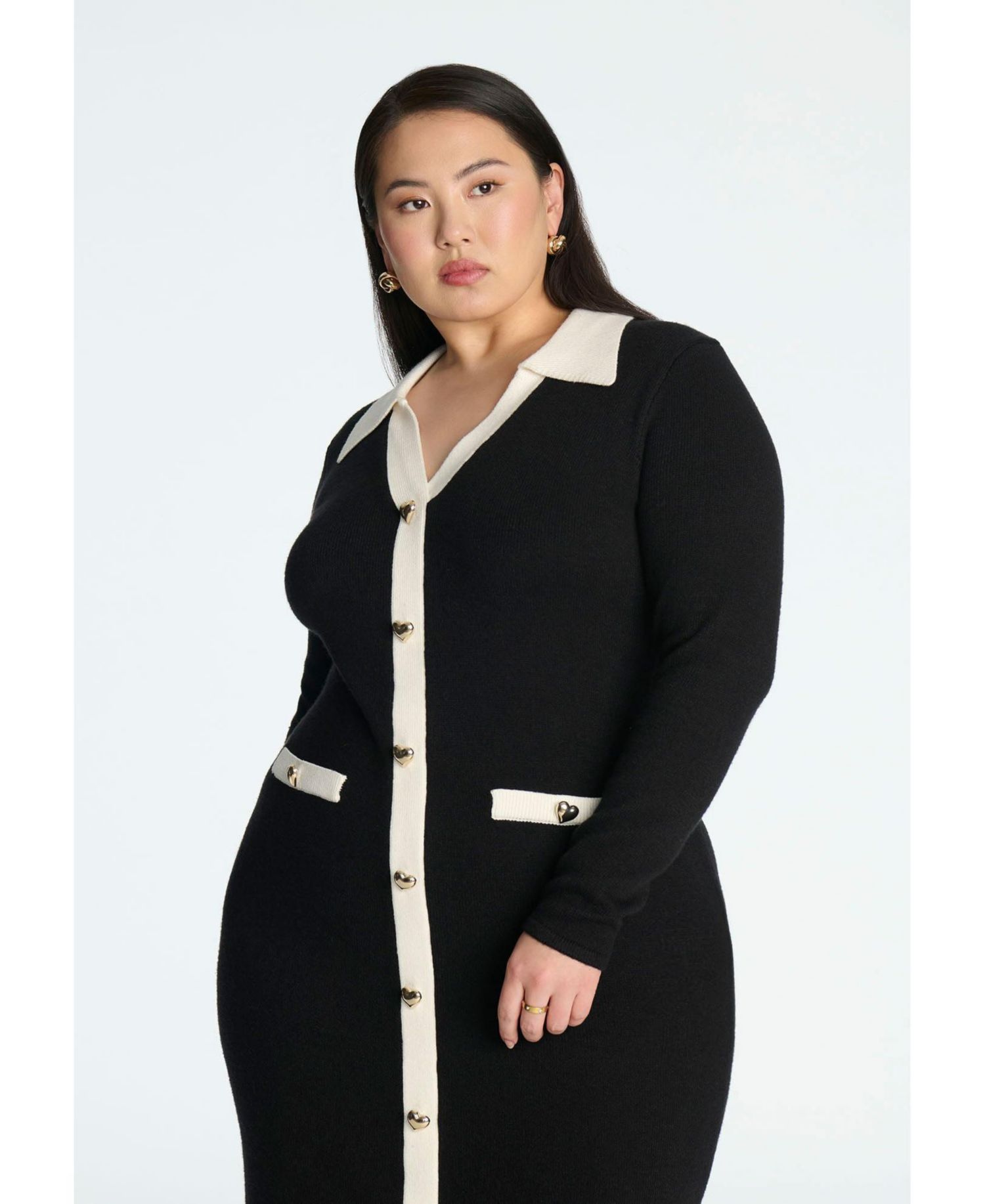 Women's Sweetheart Sweater Dress