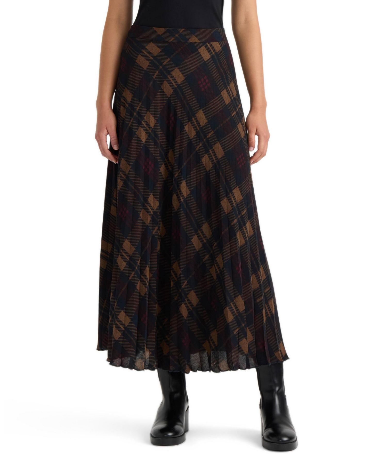 Women's Pull-On Pleated Skirt