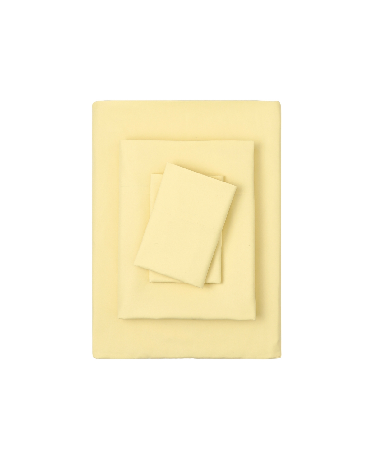 Fairfield Square Collection Microfiber Extra Deep 6-pc. Sheet Set, King Clone In Yellow