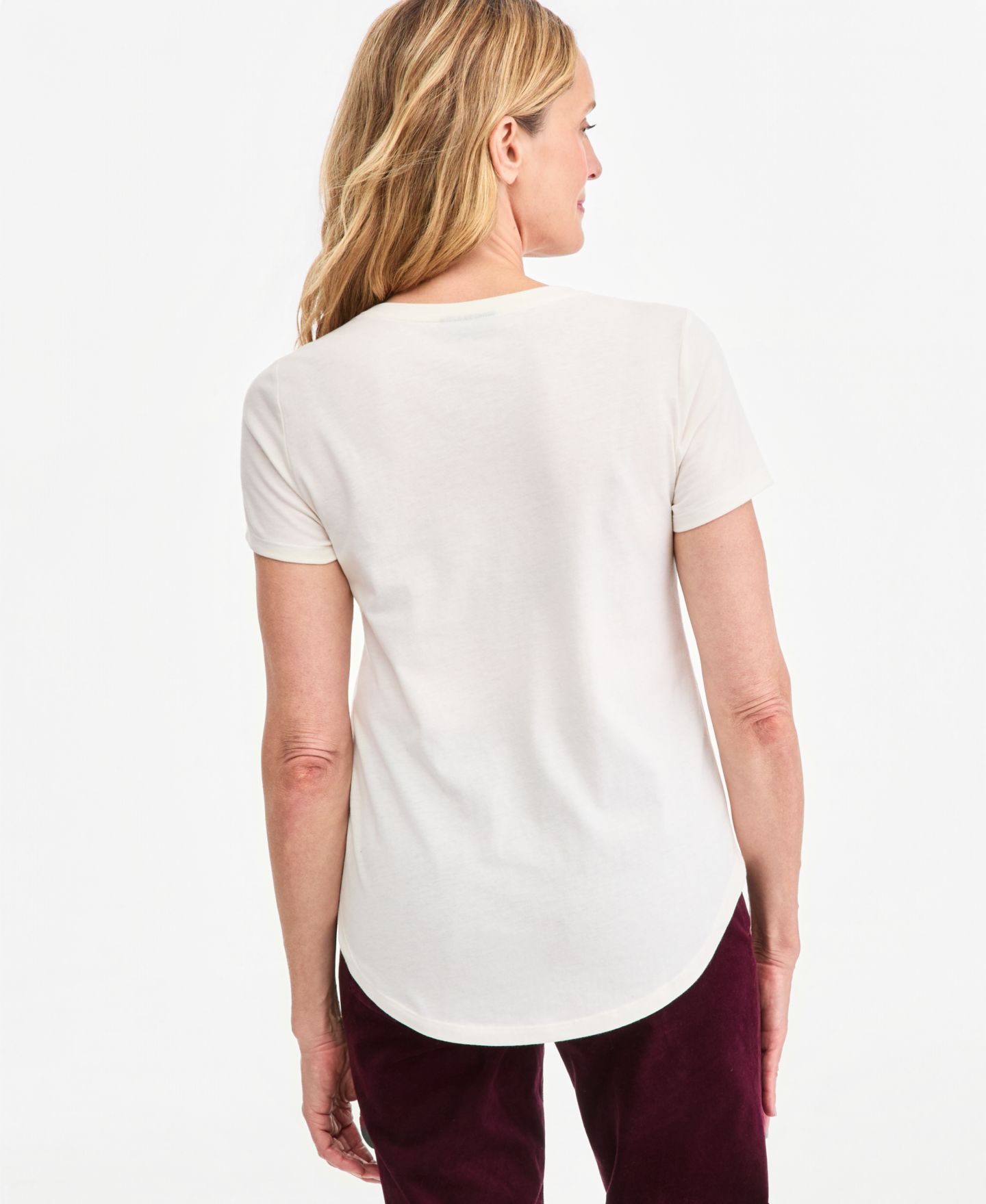 Женская футболка Style & Co Holiday Graphic Short-Sleeve Crewneck, цвет: Ванильный — фото 2