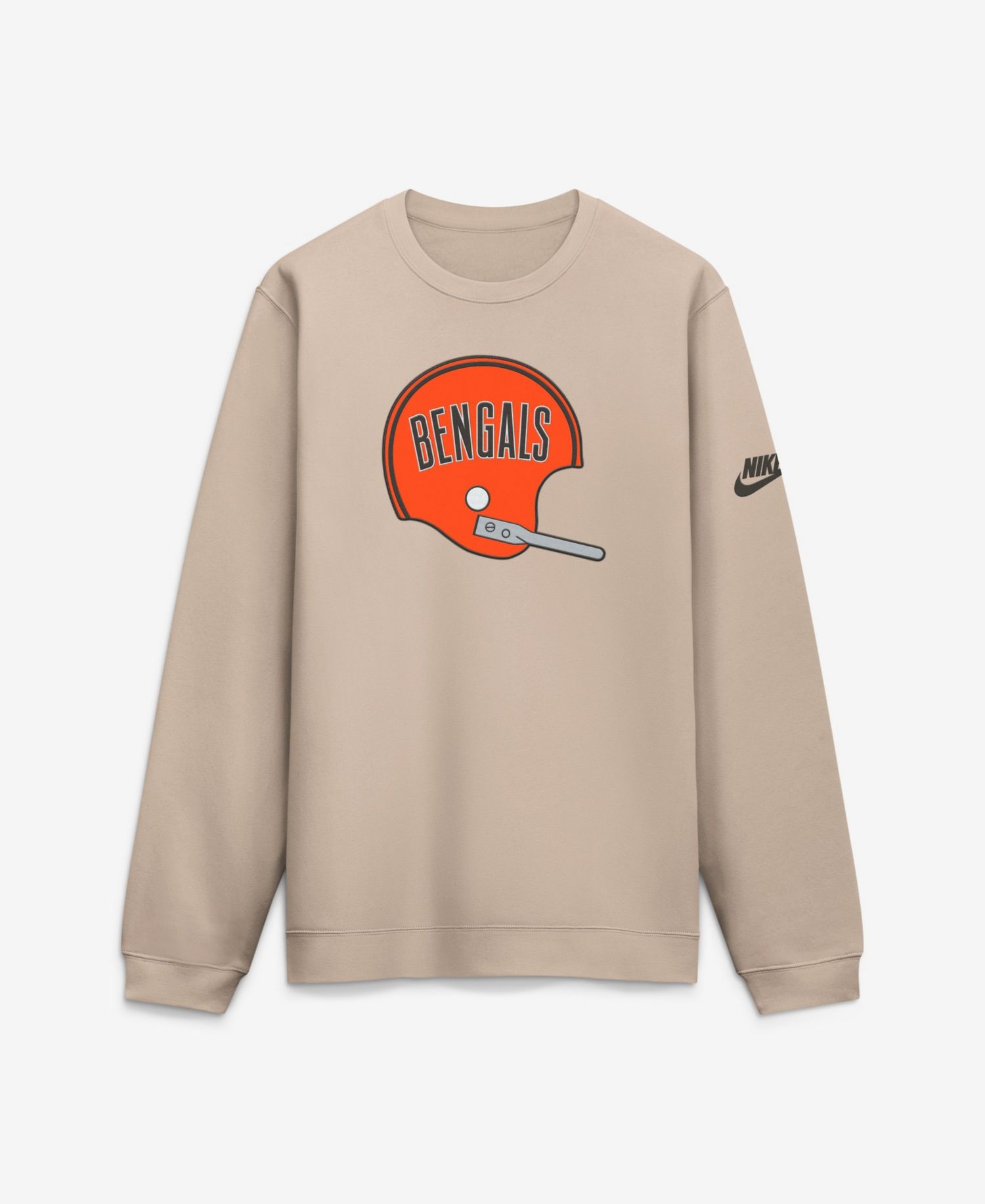 Men's Cincinnati Bengals Rewind Club Throwback Embroidered Graphic Crew Sweatshirt