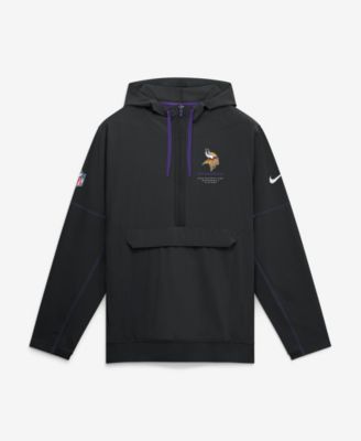 Men's Minnesota Vikings Sideline Logo Glory Half-Zip Anorak