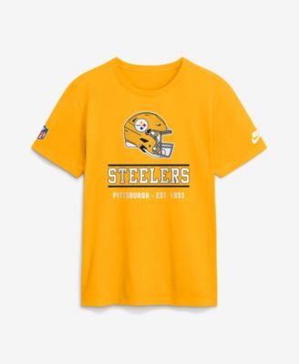 Men's Pittsburgh Steelers Final Sprint Crewneck Short Sleeve T-Shirt