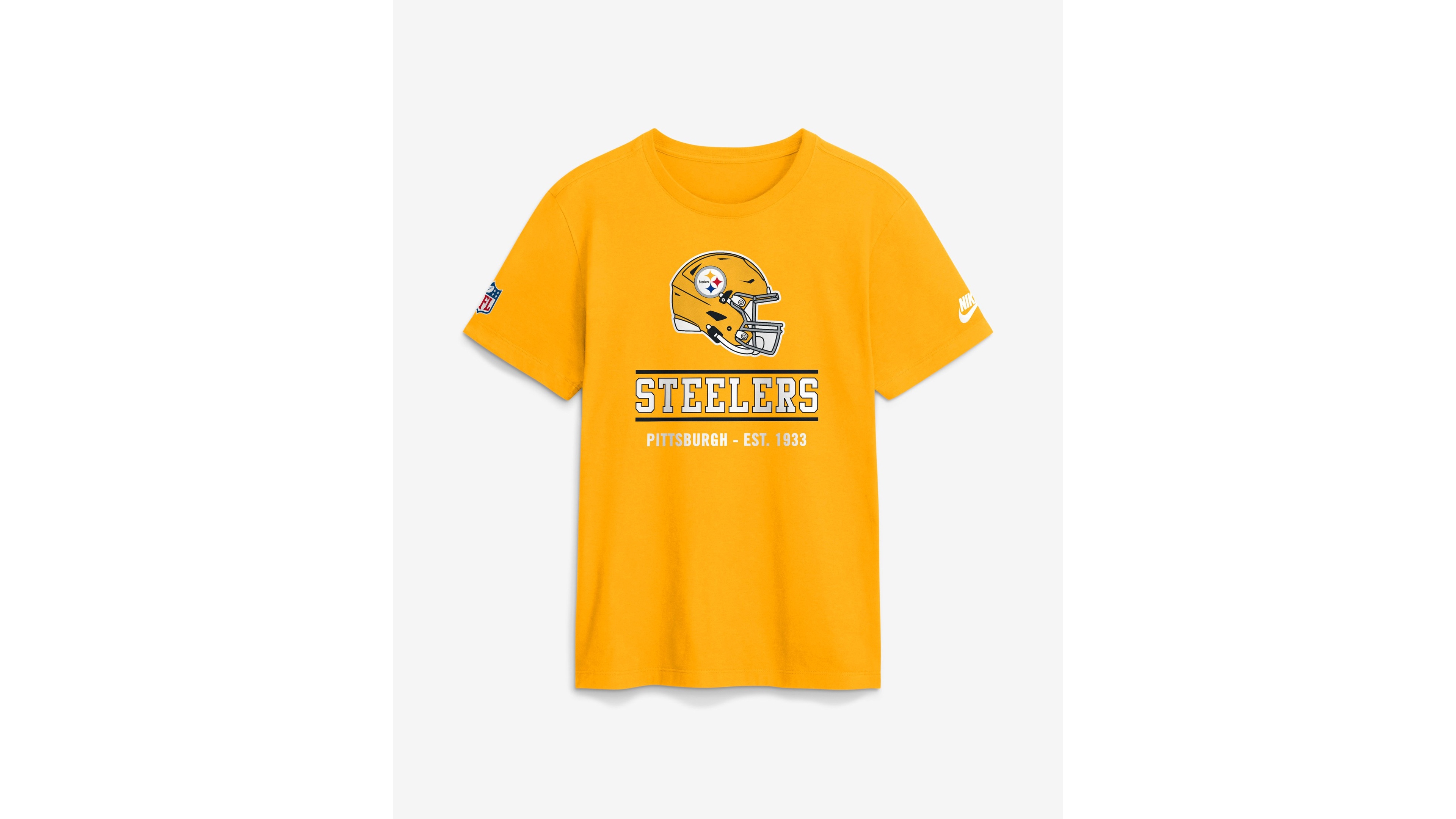 Nike Men's Pittsburgh Steelers Final Sprint Crewneck Short Sleeve T-Shirt