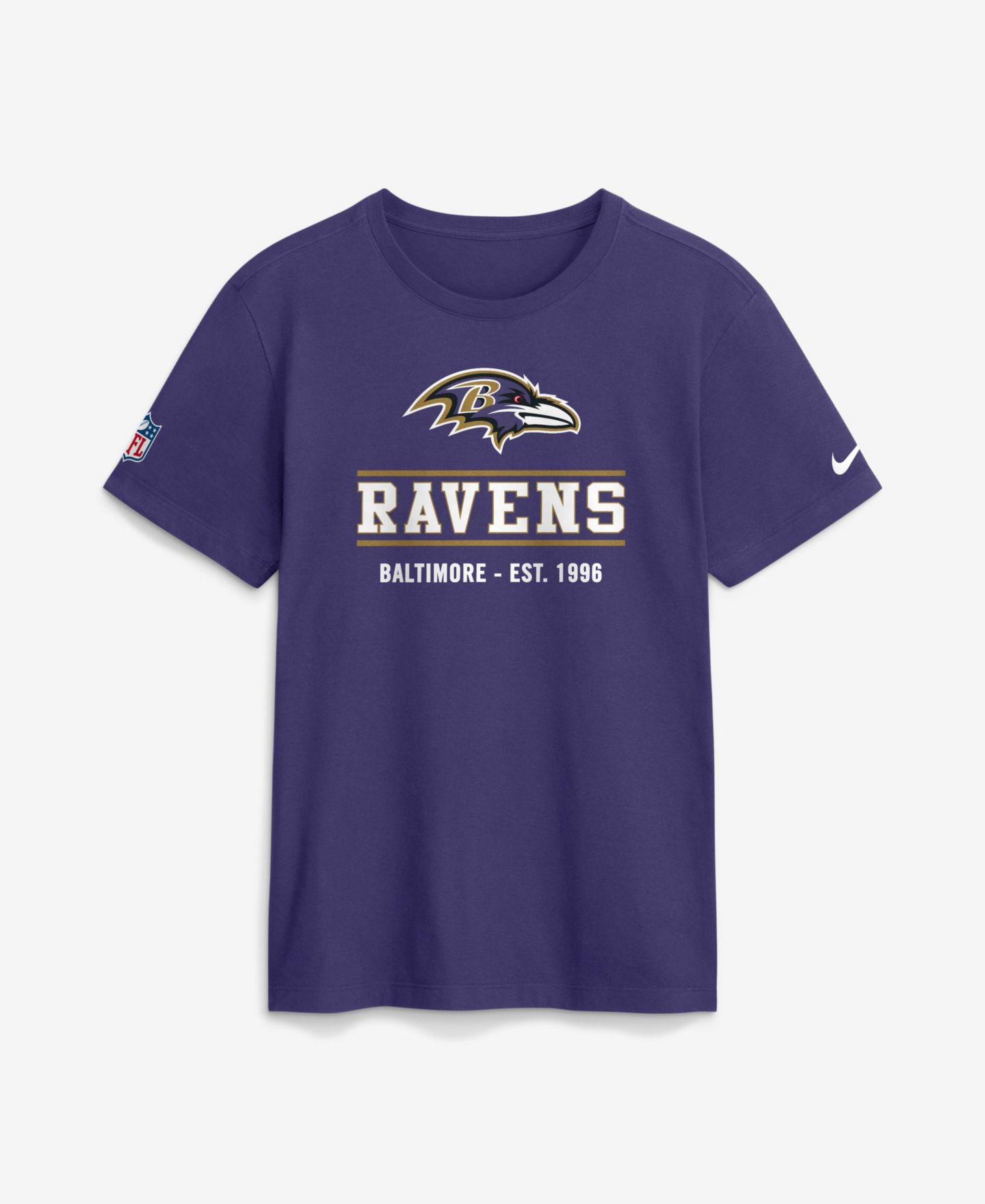 Мужская футболка Nike Baltimore Ravens Sideline Alternate Final Sprint — фото 1