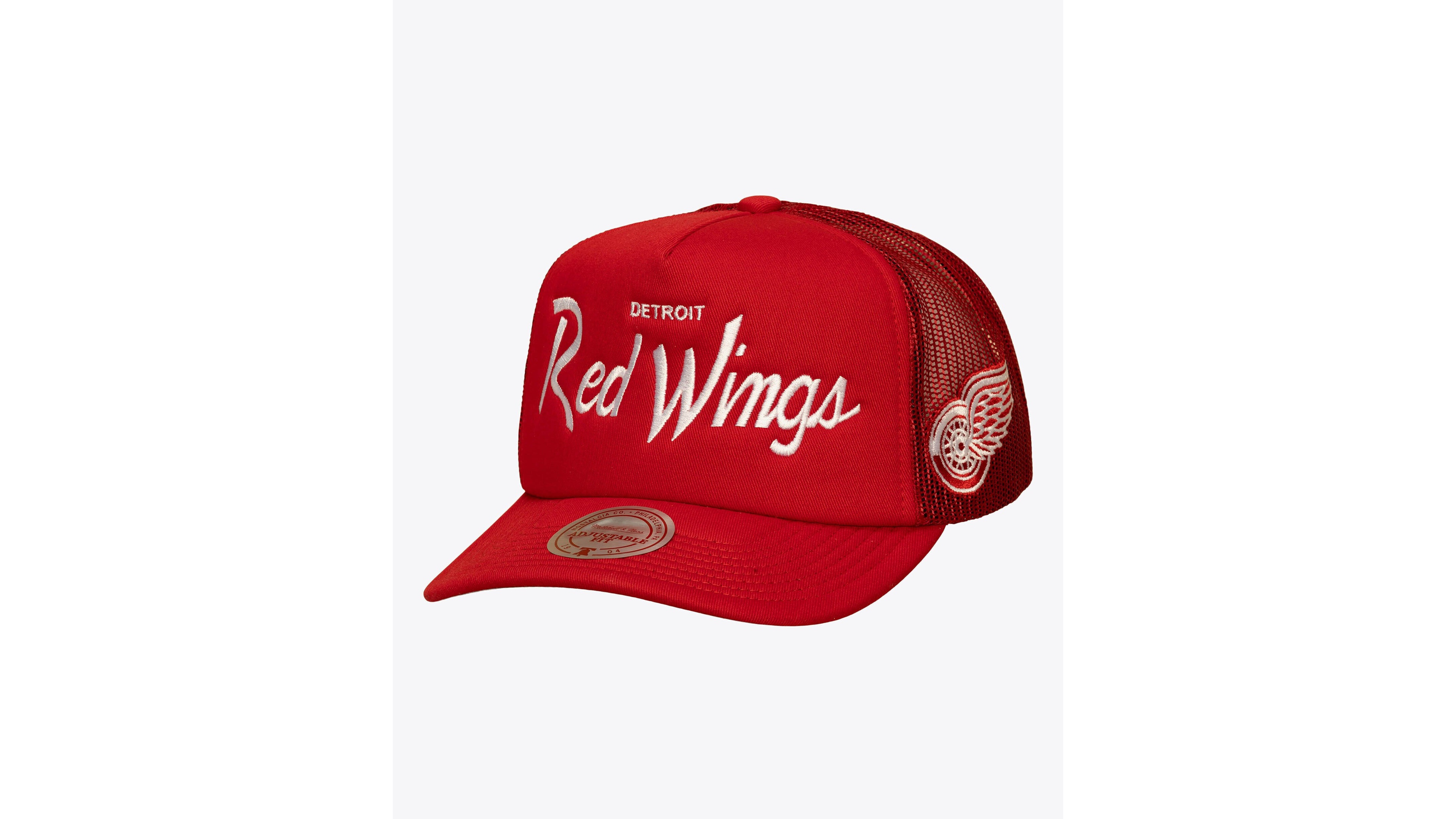 Mitchell & Ness Detroit Red Wings Head Coach Adjustable Trucker Hat