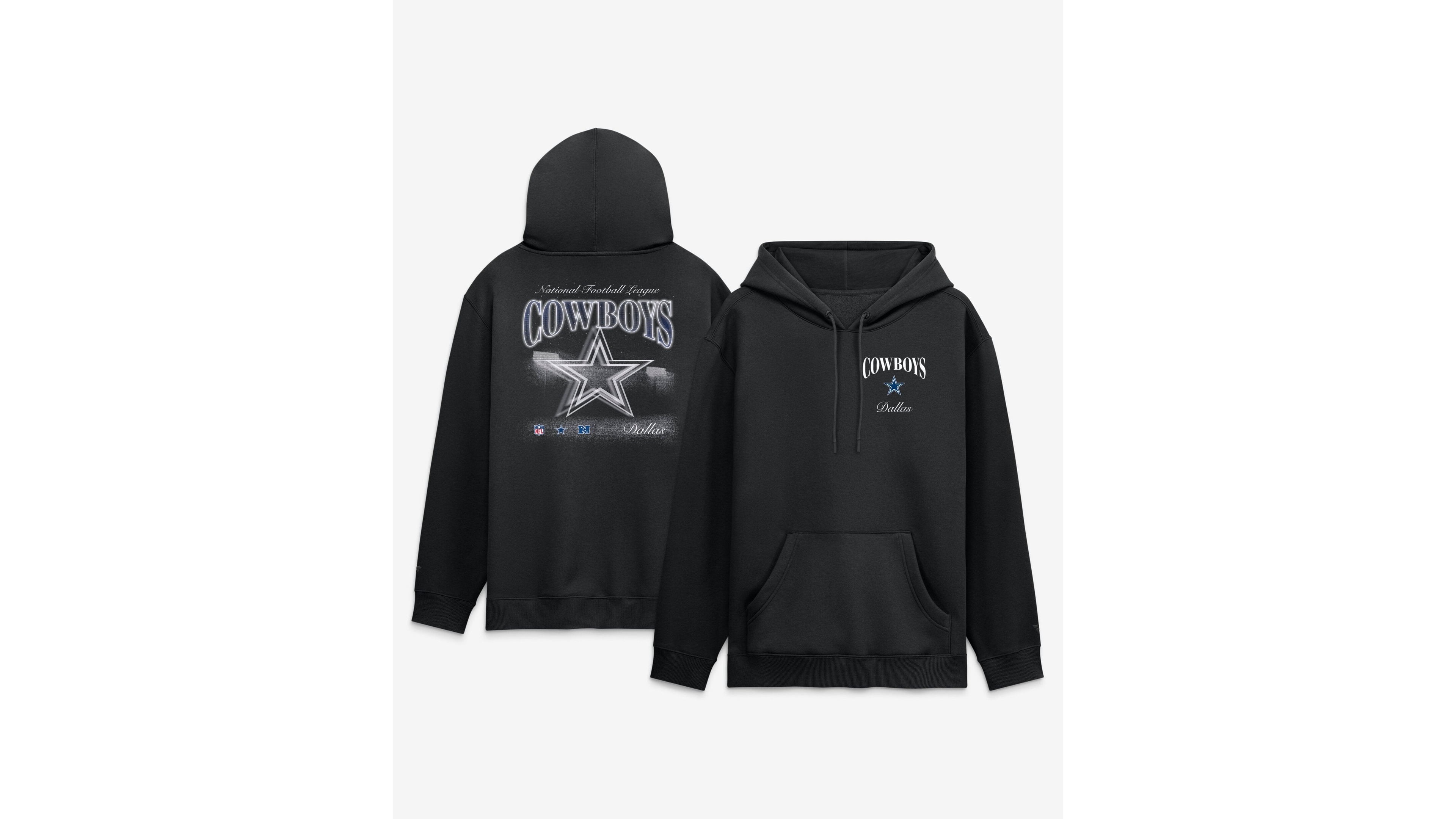 Fanatics Men's Dallas Cowboys Nightfall Relaxed-Fit Fleece Hoodie