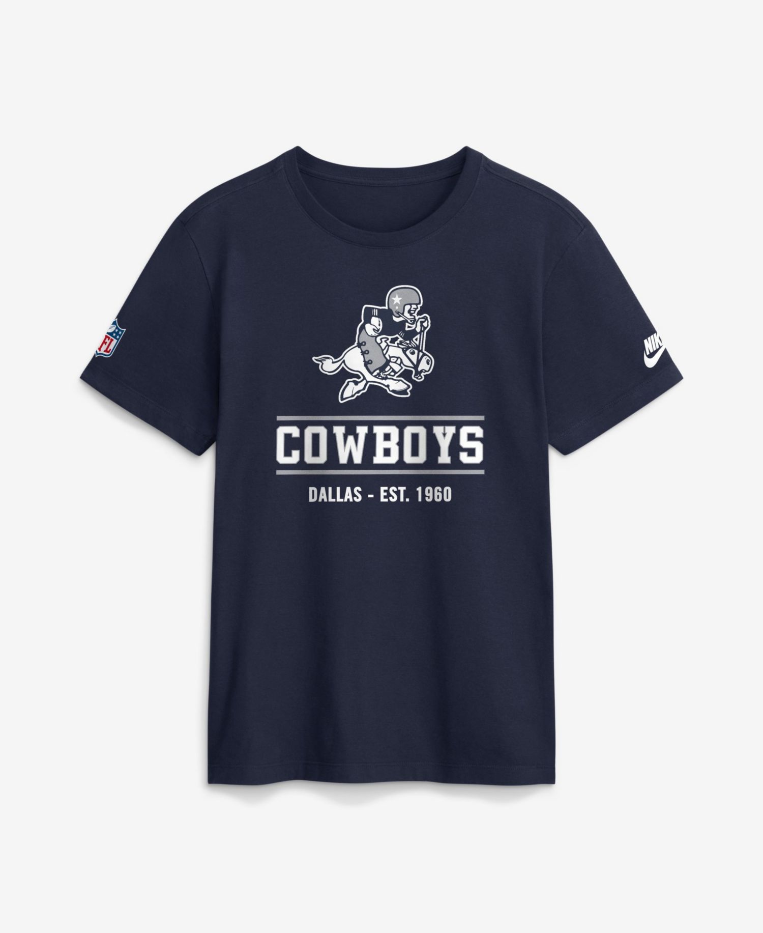 Men's Dallas Cowboys Always Prepared Essential Long-Sleeve Screen-Print T-Shirt