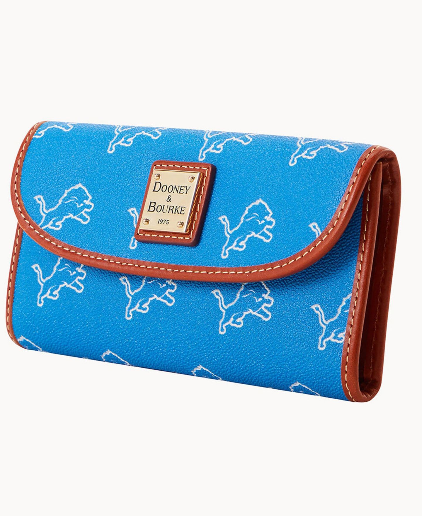 Женский клатч Dooney & Bourke Detroit Lions Team Color Continental Clutch — фото 2