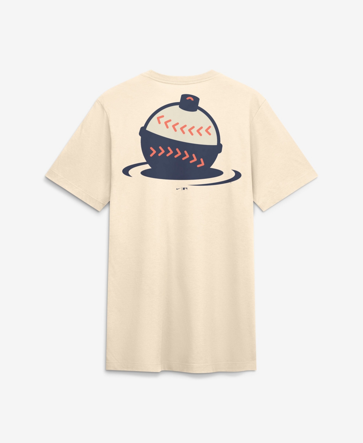 Nike Men's Milwaukee Brewers City Connect Tri-Blend Screen-Print T-Shirt