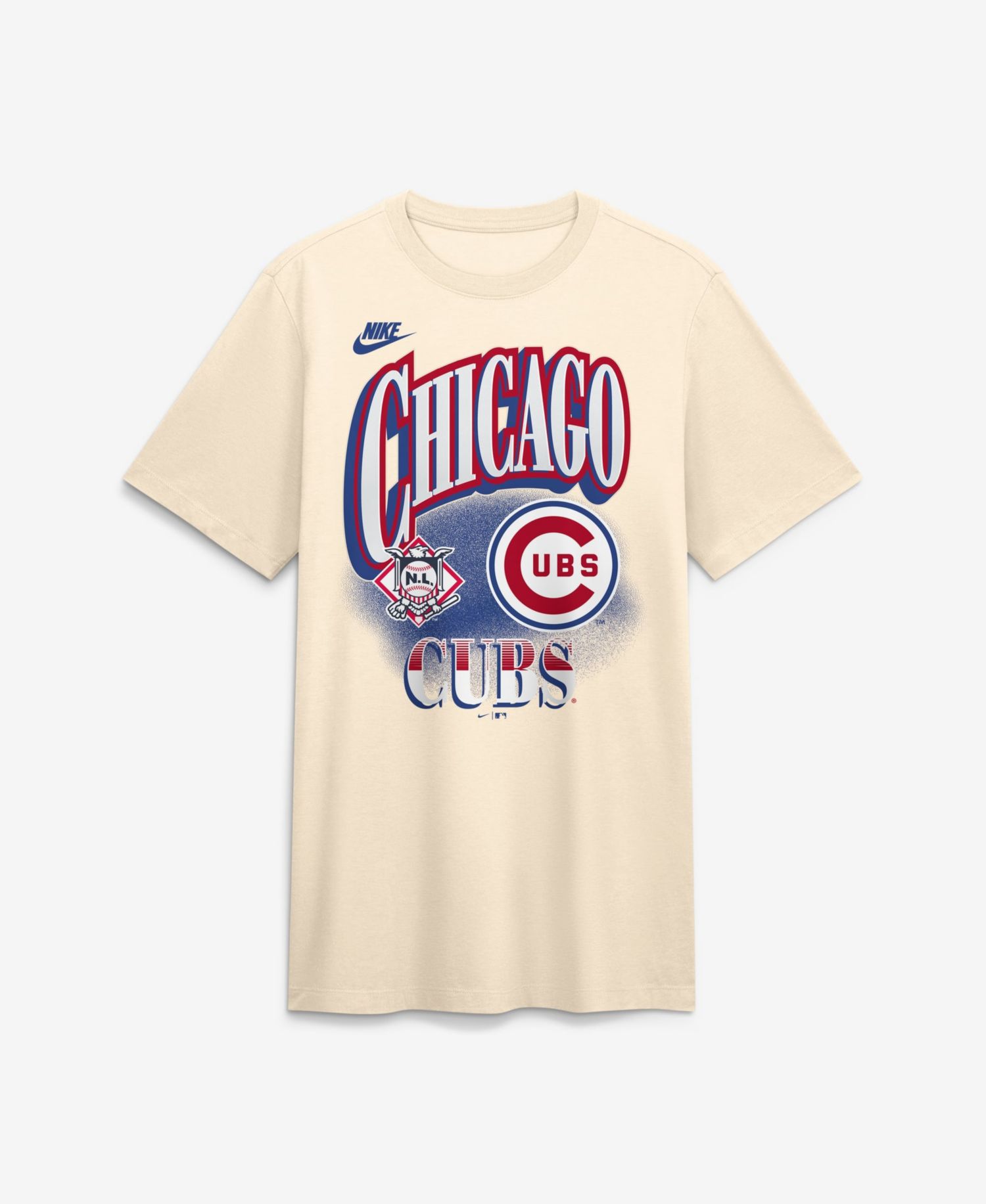 Men's Chicago Cubs Cooperstown Collection Vintage Tri-Blend T-Shirt