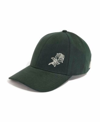 Men's and Women's Green Manchester United Rose Baseball Adjustable Hat