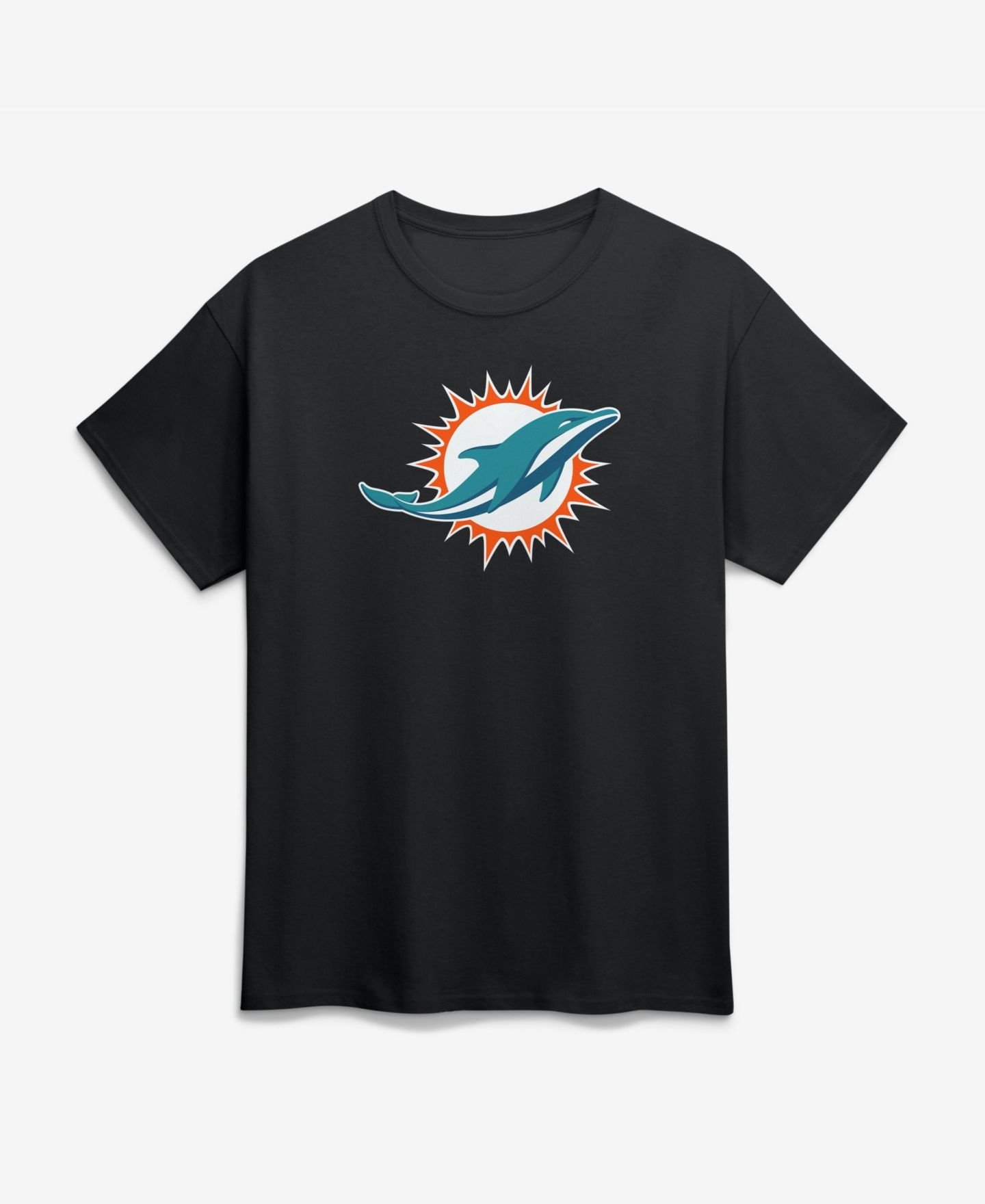 Мужская футболка Logo Athletic Miami Dolphins Classic-Fit Crewneck — фото 1