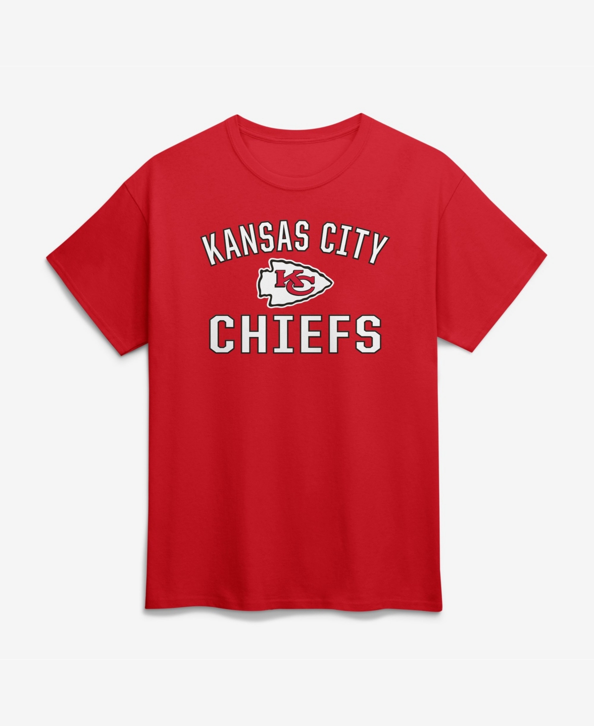Logo Athletic Men's Kansas City Chiefs Crewneck Graphic T-shirt In Red