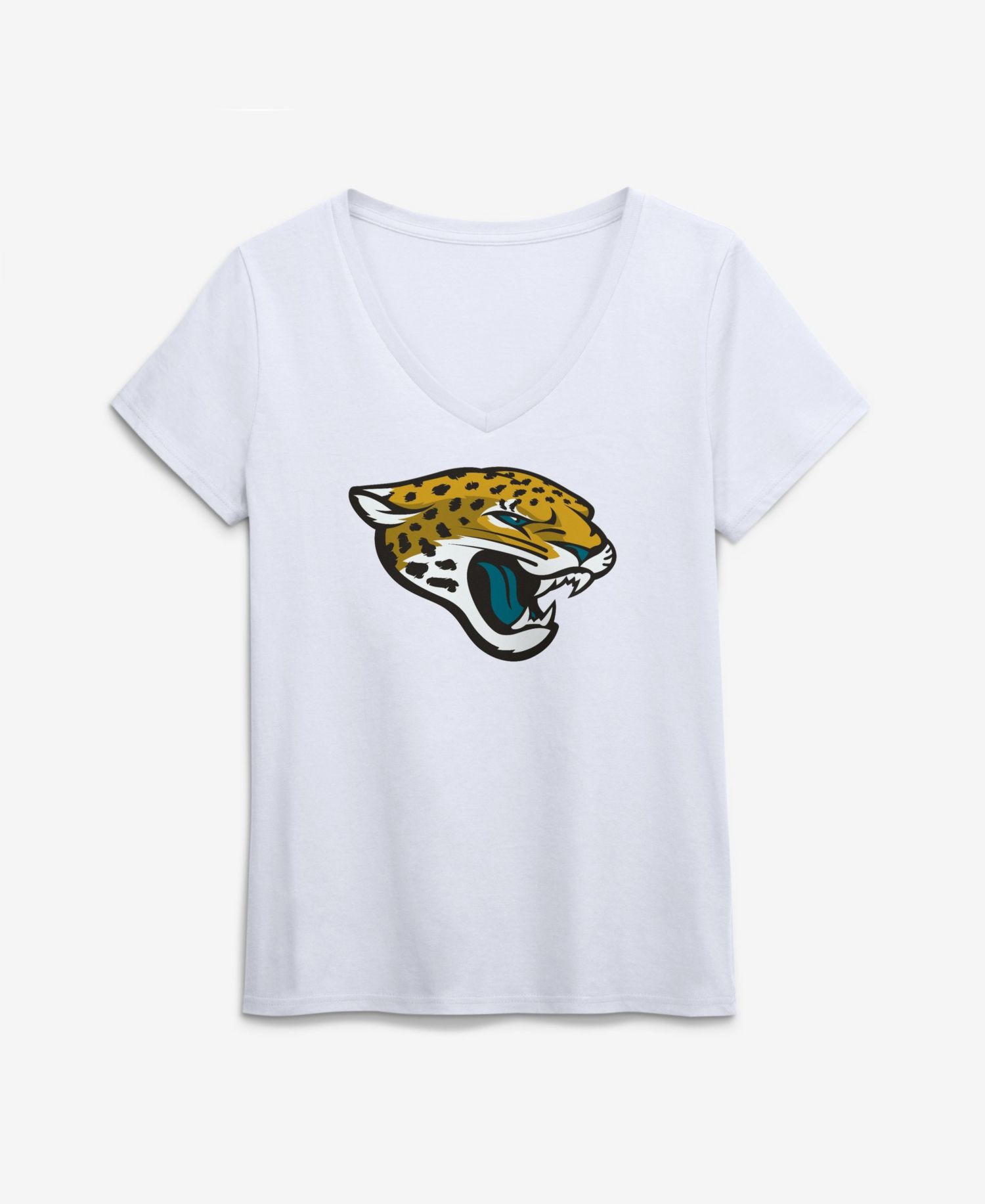 Women's Jacksonville Jaguars V-Neck Short-Sleeve T-Shirt