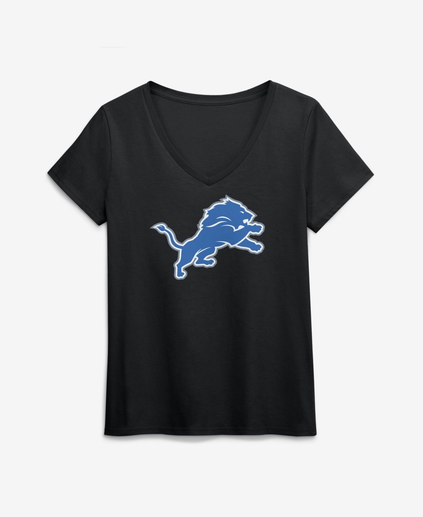 Женская футболка Logo Athletic Detroit Lions V-Neck Short-Sleeve Tagless — фото 1