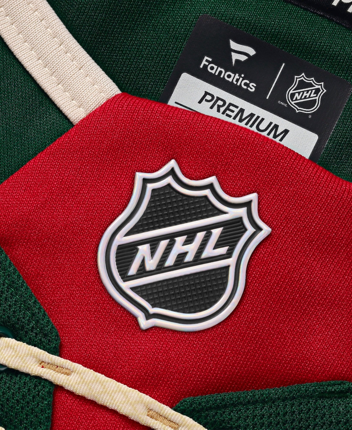 Fanatics Men's Minnesota Wild Brock Faber Premium Long-Sleeve Jersey