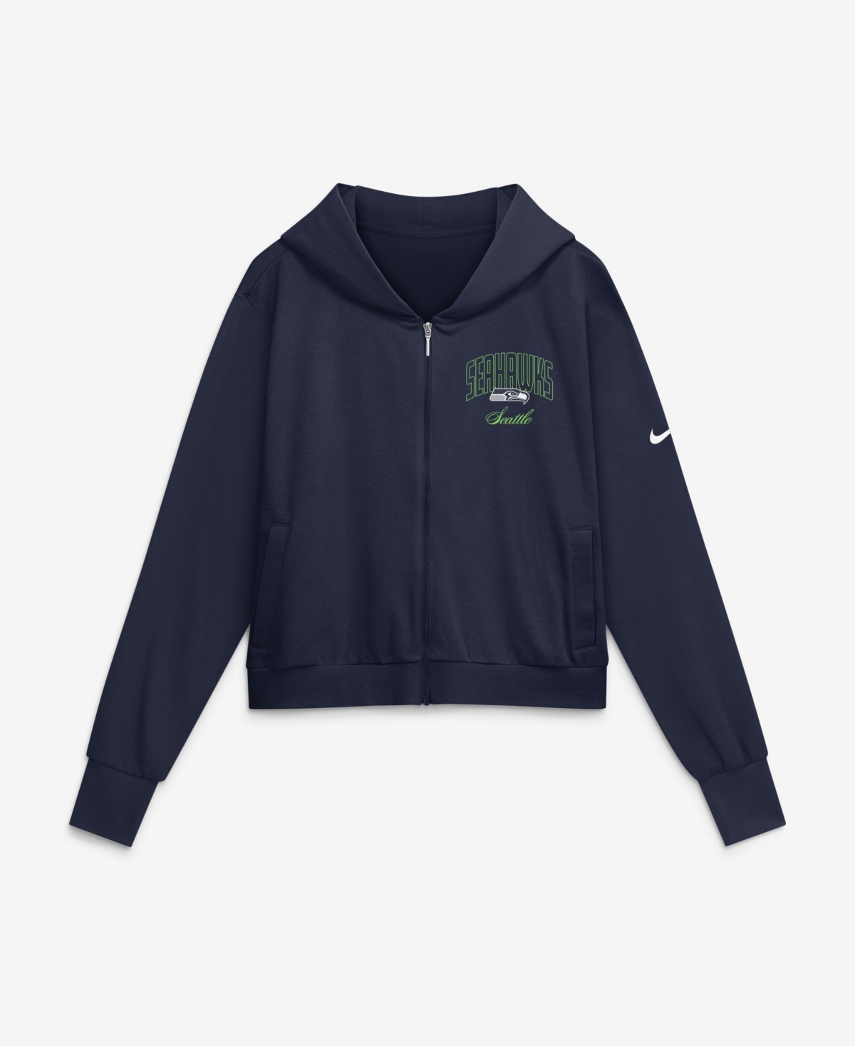 Nike Women's Primetime Seattle Seahawks Loose-Fit Full-Zip Hoodie