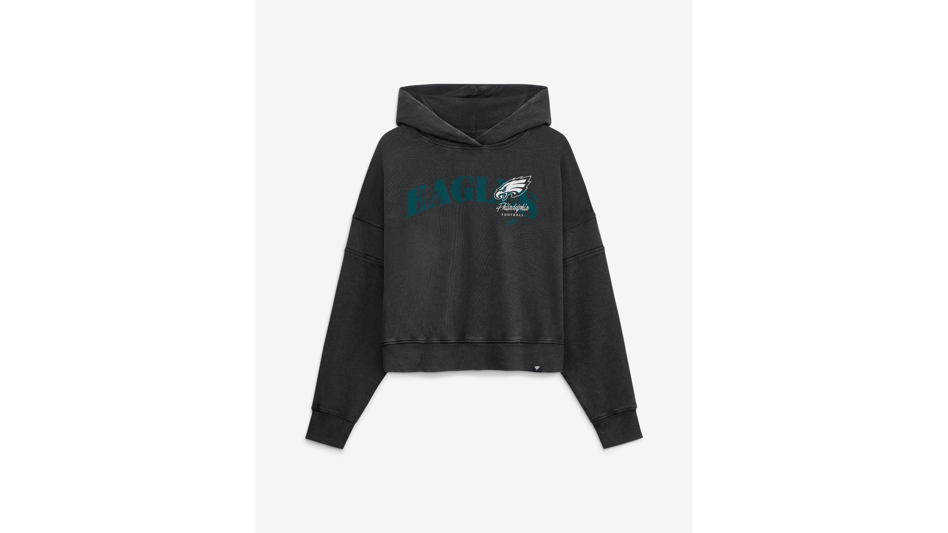 Fanatics Women's Philadelphia Eagles Counter Run French-Terry Oversized Pullover Hoodie