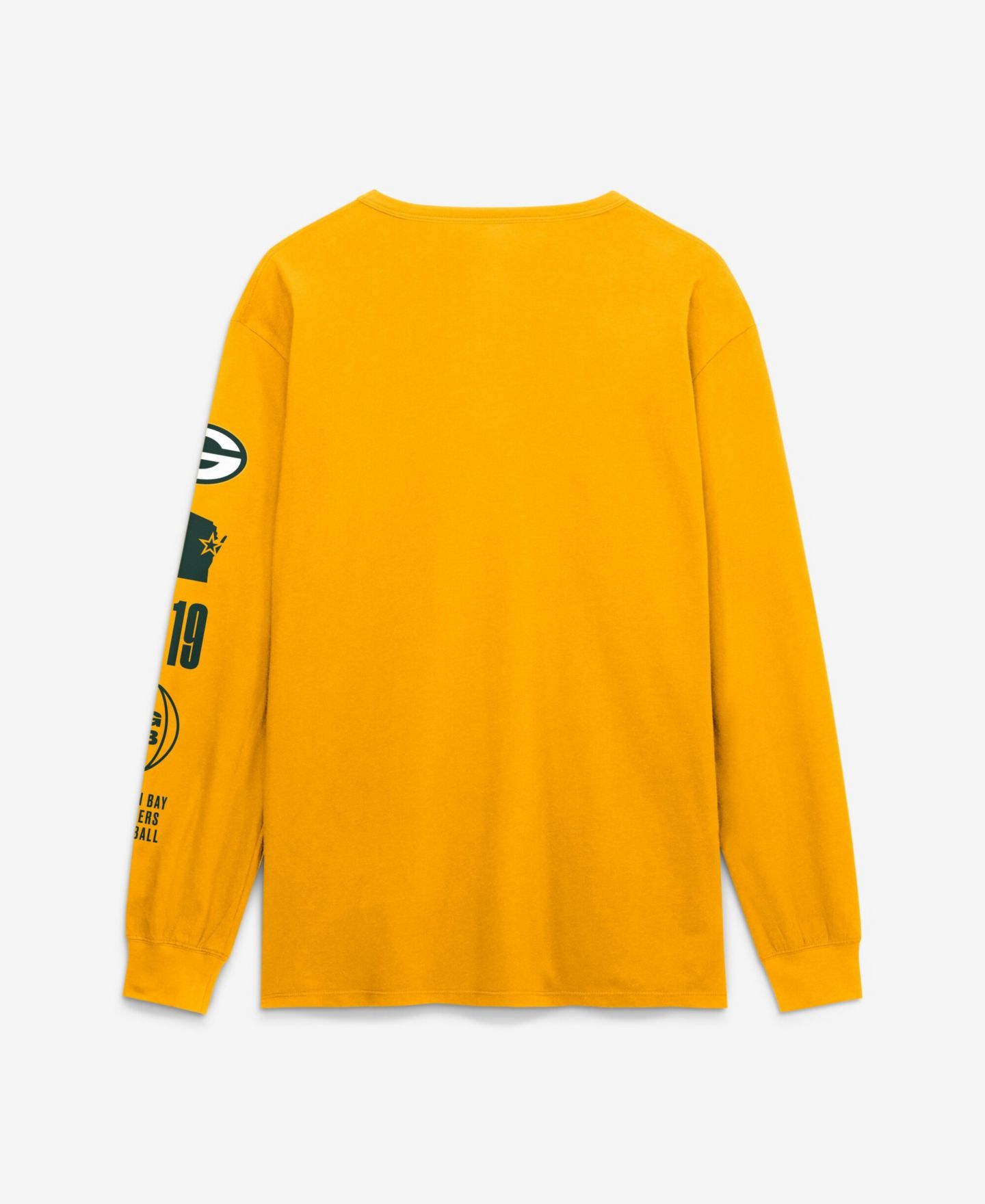Мужская футболка Fanatics Green Bay Packers Checkdown Pass Long-Sleeve Crew-Neck Classic-Fit — фото 2