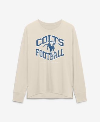 Women's Indianapolis Colts Heritage Legacy Relaxed-Fit Distressed T-Shirt