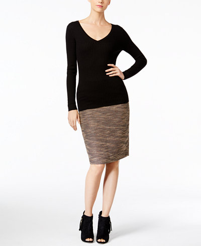 Catherine Malandrino Cashmere Sweater & Pencil Skirt