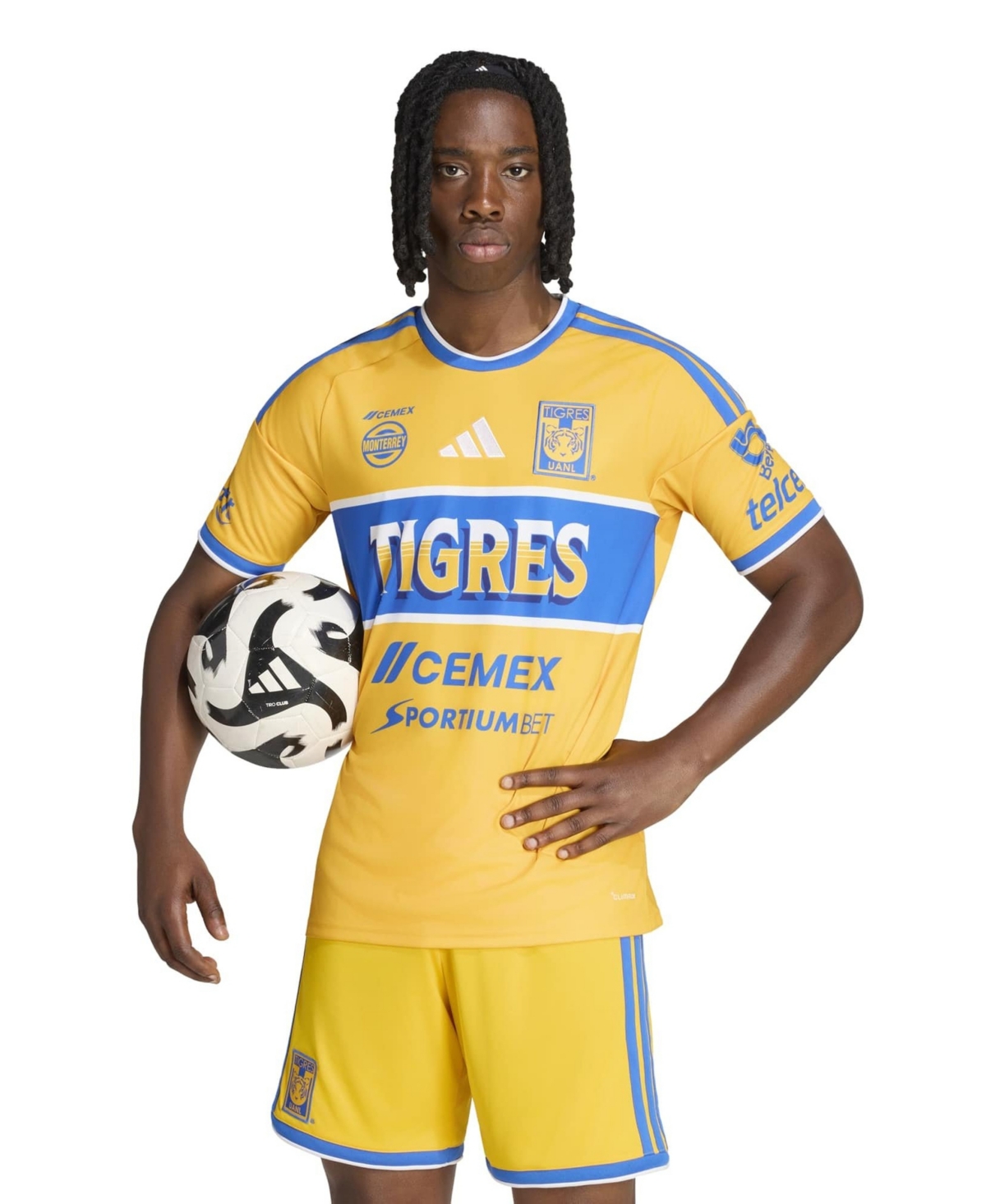 adidas Men's Tigres Uanl 2026/27 Home Replica Regular-Fit Jersey
