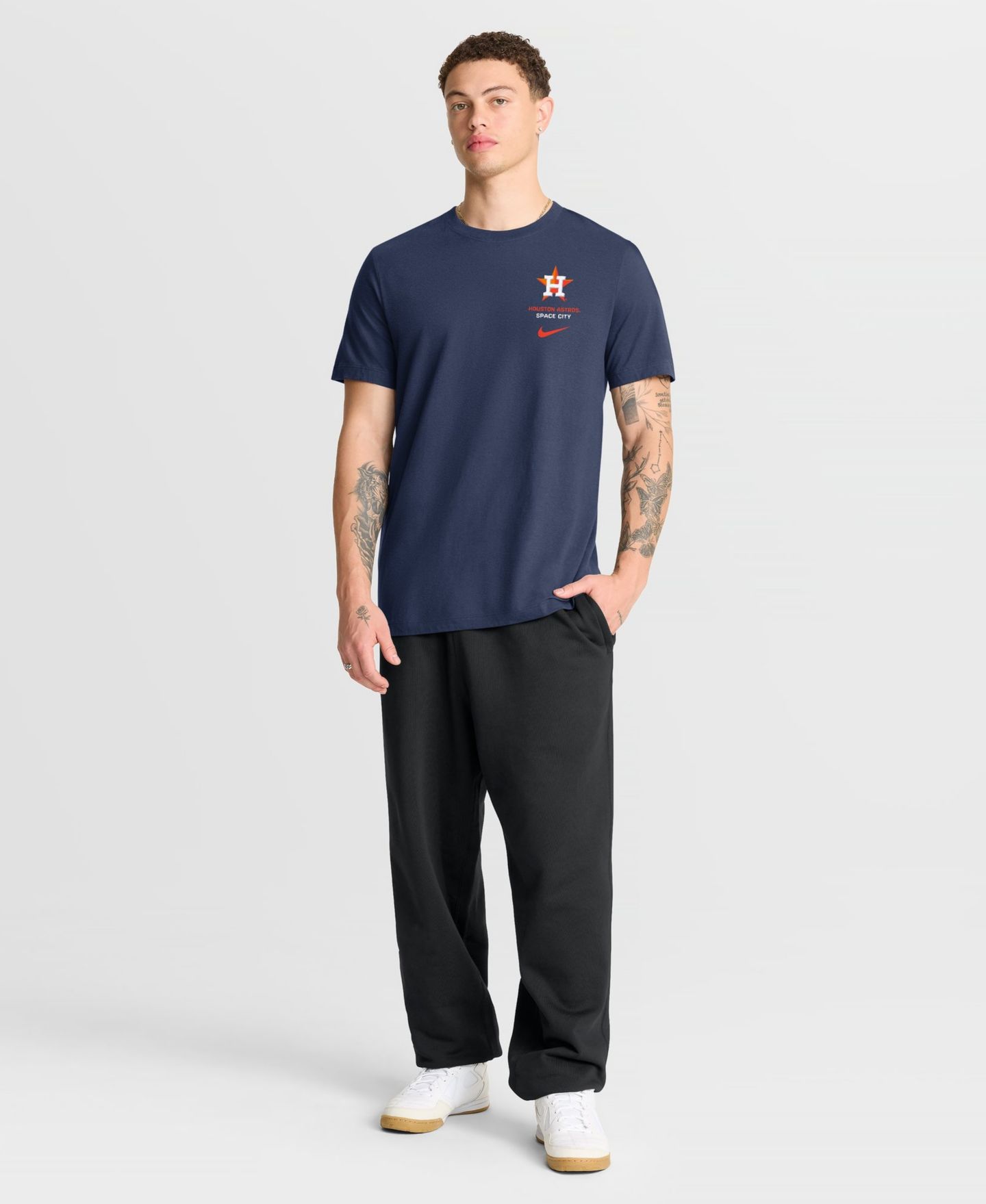 Мужская футболка Nike Houston Astros Primetime Inning Crewneck Seamless — фото 5