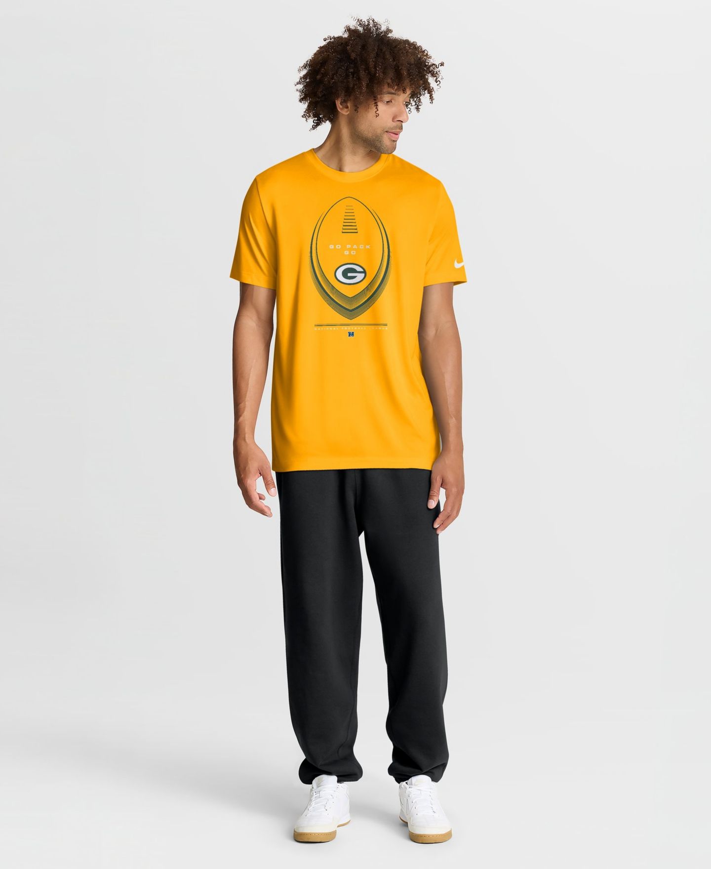 Мужская футболка Nike Green Bay Packers Legend Icon Crewneck Screen-Print Graphic — фото 3