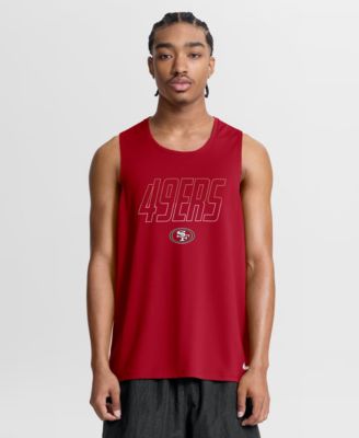 Men's Kickoff Miler San Francisco 49ers Screen Print Sleeveless Tank Top