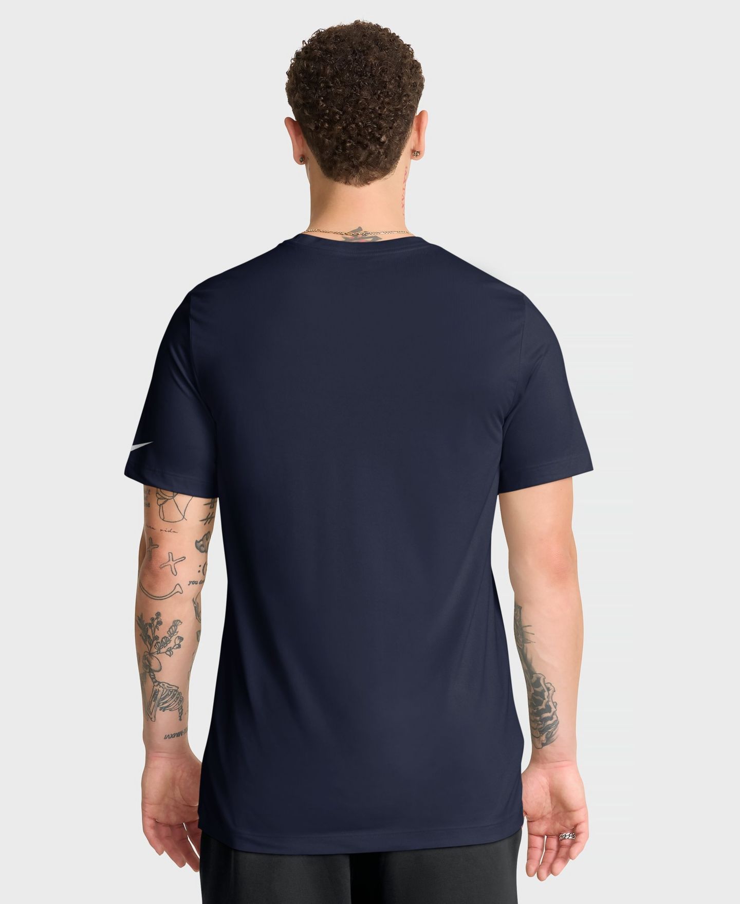 Мужская футболка Nike Navy New England Patriots Legend Icon Dri-FIT — фото 2