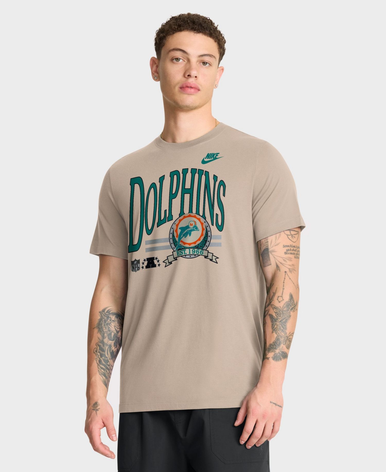 Men's Miami Dolphins Vintage Rewind Tri-Blend T-Shirt